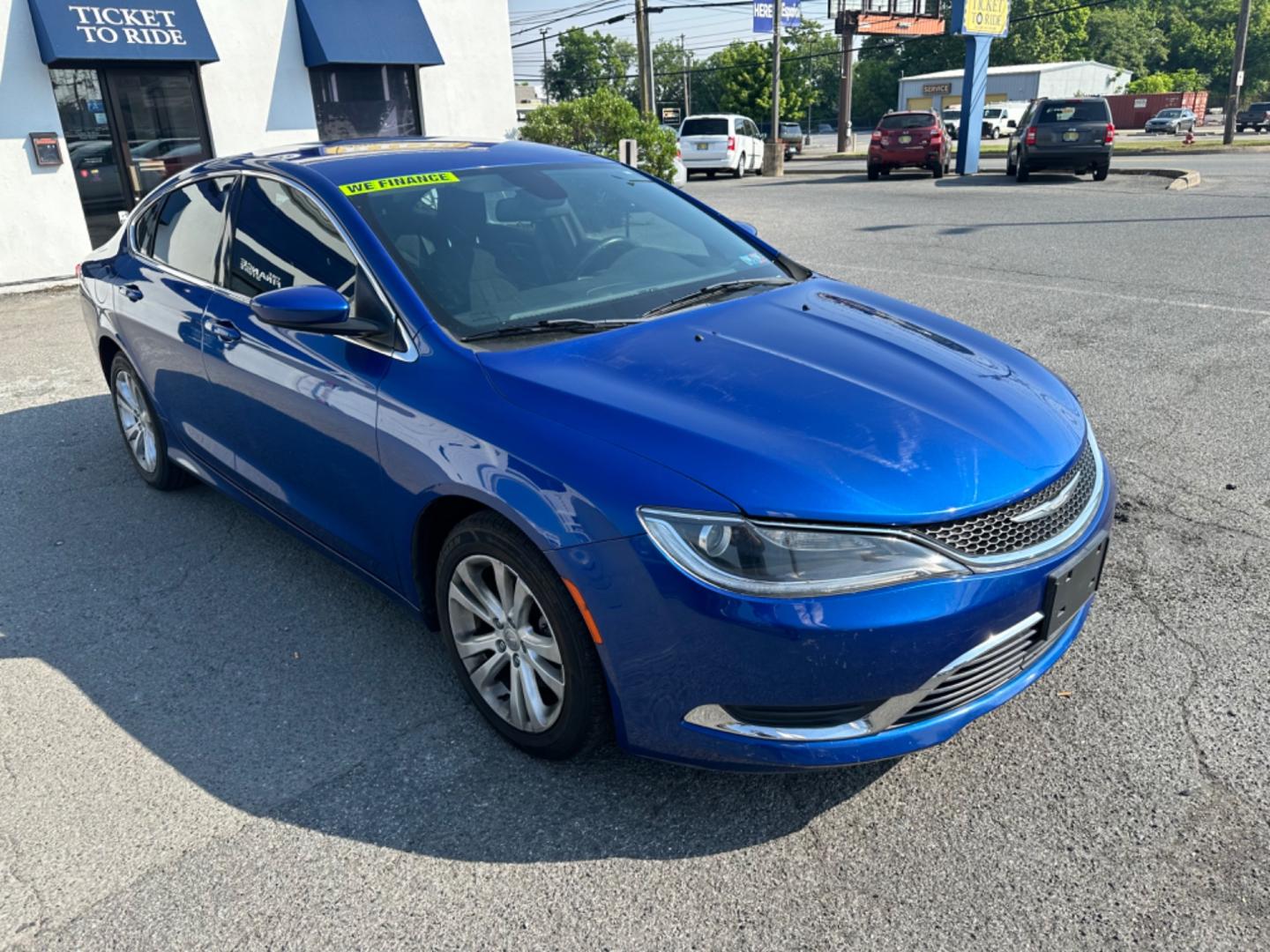 2015 BLUE Chrysler 200 Limited (1C3CCCAB2FN) with an 2.4L L4 DOHC 16V engine, 9-Speed Automatic transmission, located at 1254 Manheim Pike, Lancaster, PA, 17601, (717) 393-9133, 40.062870, -76.323273 - Photo#2